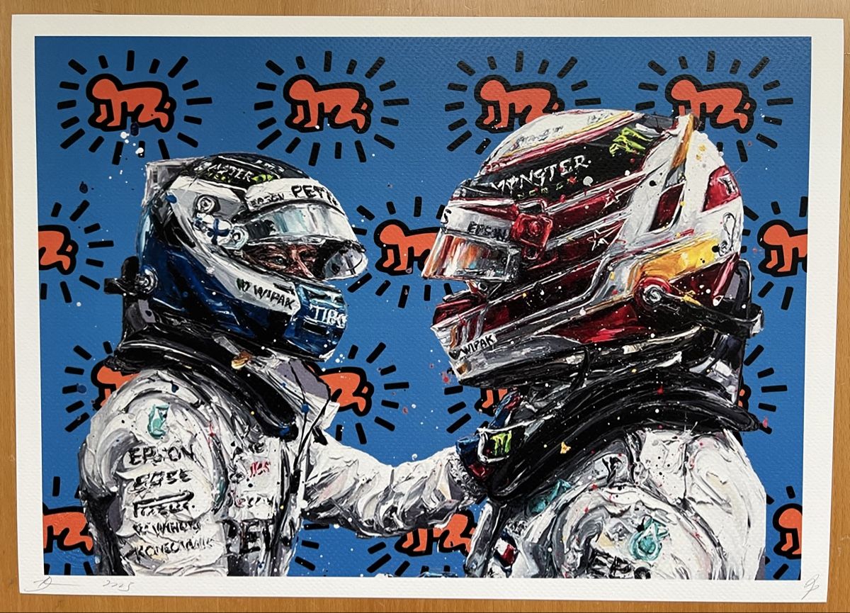 Grafica & Litografie: DEATH NYC : Formula one Drivers & Keith Haring Figures – Nuovo (secondo la descrizione) da Basel venduto da La.Bonne.affaire 1