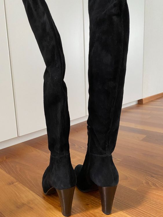 Overknee Stiefel schwarz 3