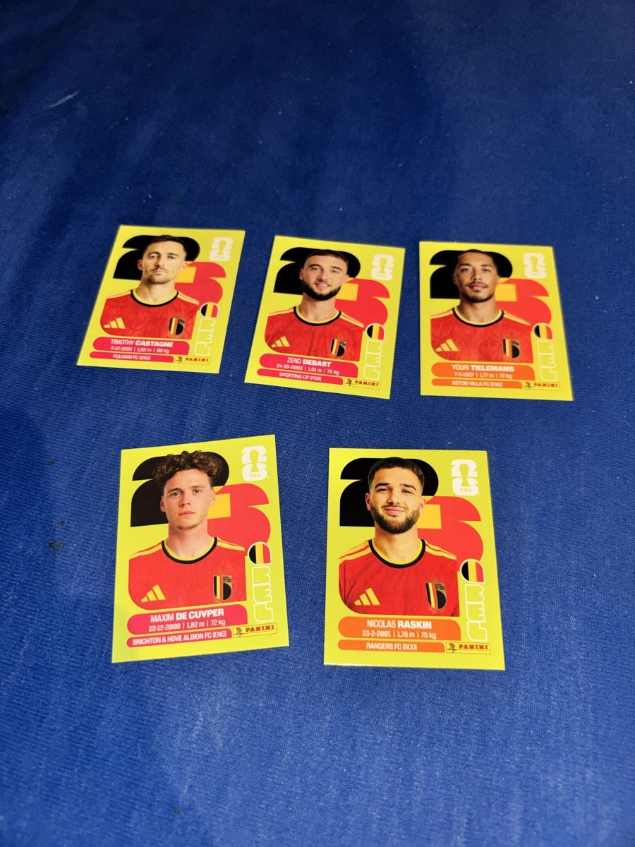 Panini Carte collezionabili: Belgien 5x panini – Nuovo (secondo la descrizione) da Olten venduto da Melxnie_46