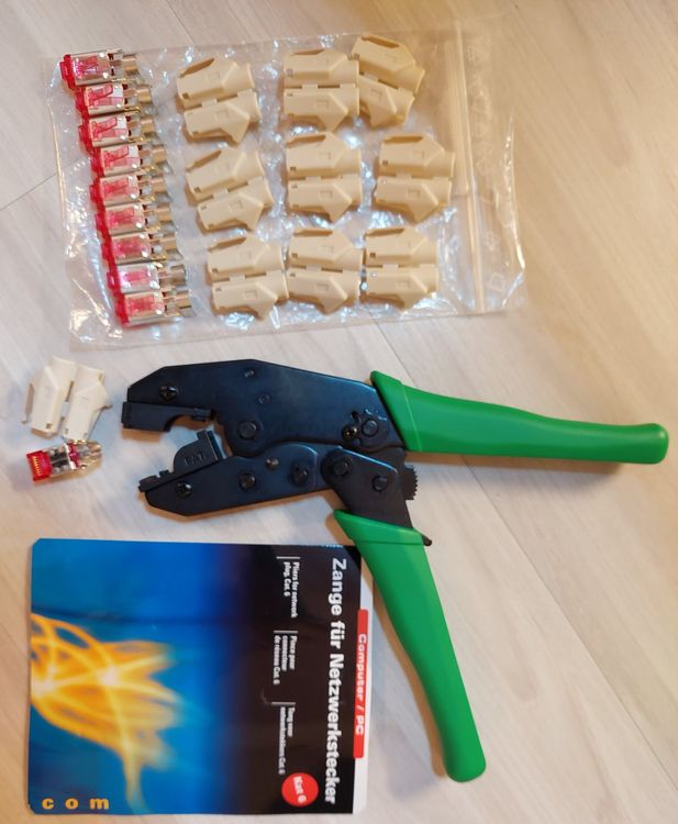 LAN Zange Netzwerkstecker Press CAT6a sofort Lieferbar Kaufen auf Ricardo