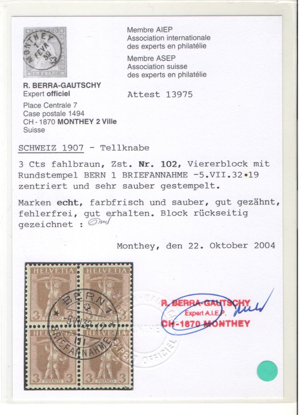 Tutti i francobolli: timbres ordinaires – Usato da Echichens venduto da Topfila 1