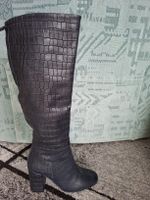 Stiefel Gr 39 Nachtblau Weite 40 Edited NW Absatz 9.5  
