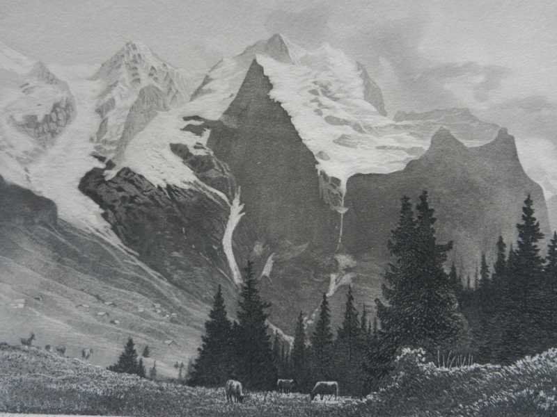 Gravures: Jungfrau Berner Oberland – D'occasion à Risch par Rischli15 1