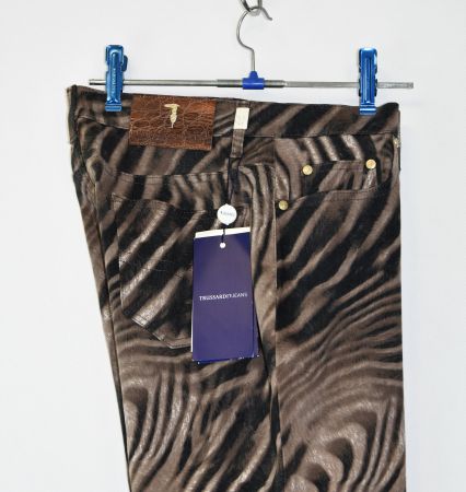 Trussardi Damen Jeans Hose /Zebra Muster /Lp:298/Gr.31/neu