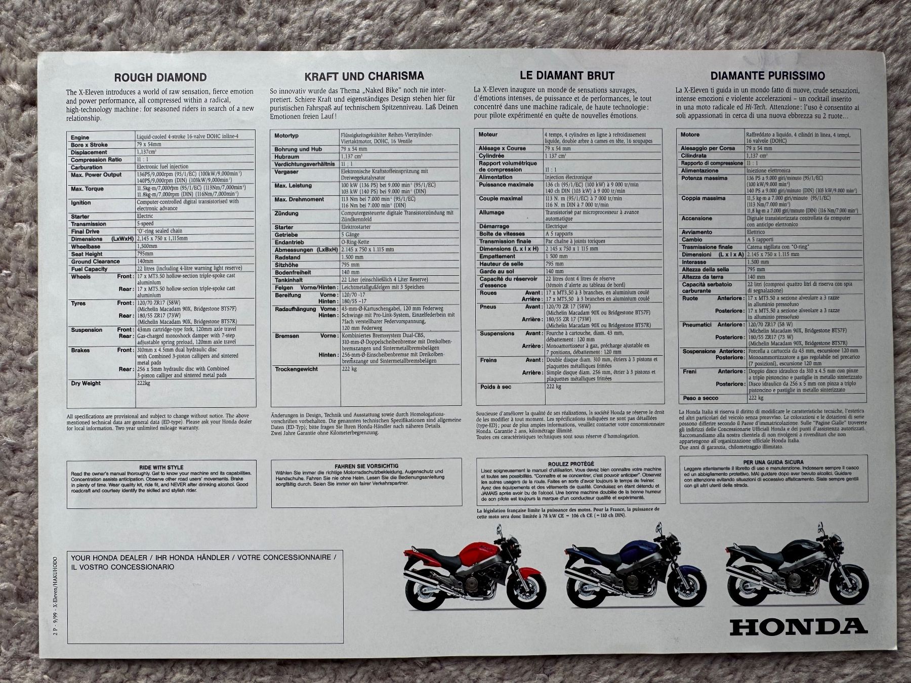 Honda Strada: Honda X11 – Usato da Morrens VD venduto da kawah2 1