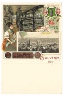 Werbung: Chocolat Suchard - Souvenir de St. Gall  Litho 1899
