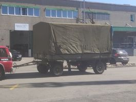 Anhänger Druckluft CH mit Ausweis SACHENTRANSPORTANHÄNGER