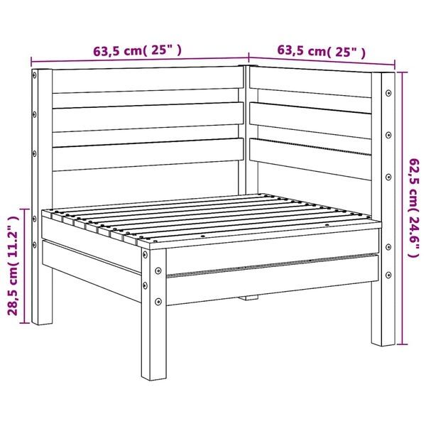 Sofas: Garten-Ecksofas 2 Stk. Massivholz Kiefer – Neu und originalverpackt aus Oberarth von Edlwiis91 1