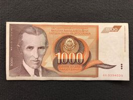 AA 0394039 - Belgrad 1990 - Jugoslawien - Nikola Tesla