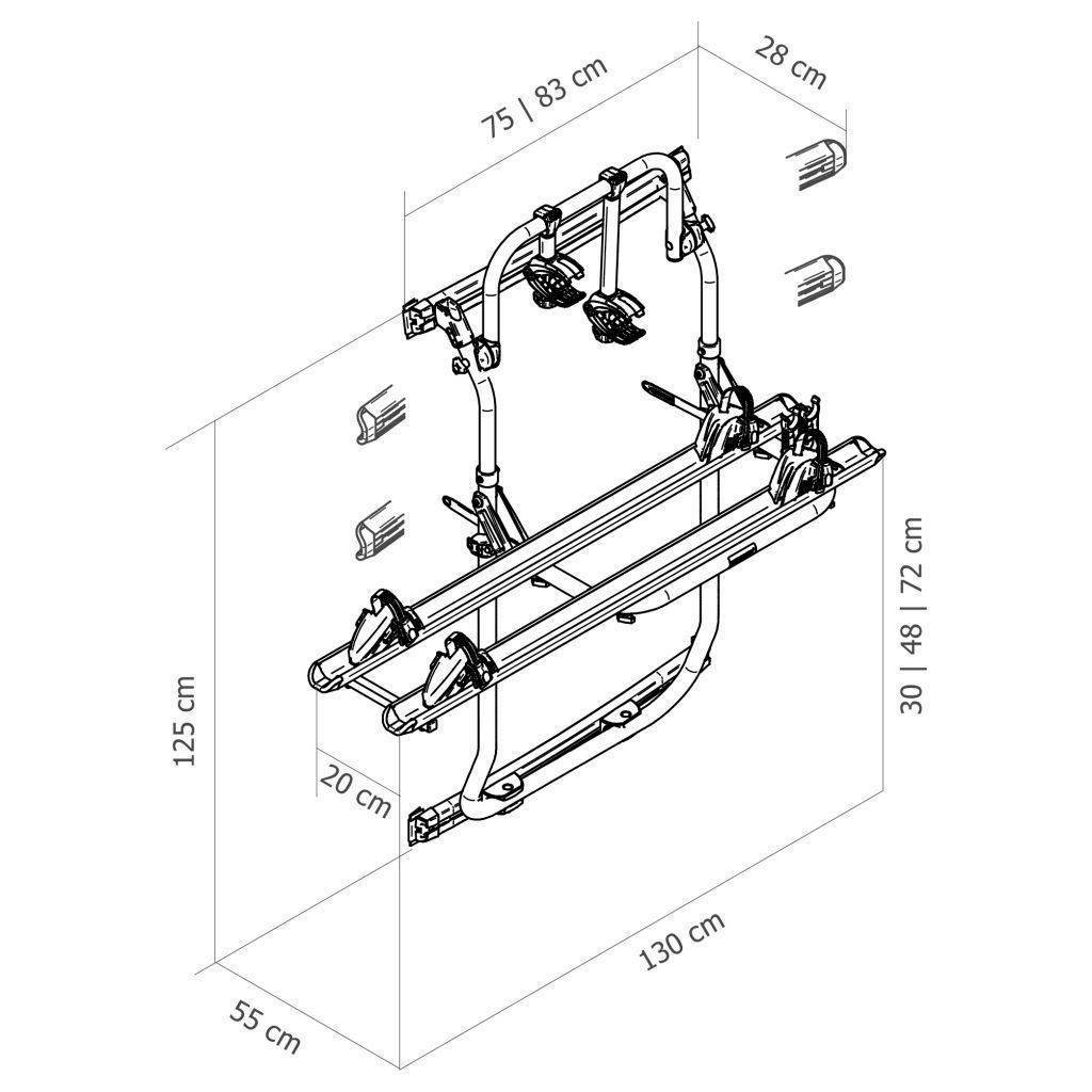 Thule Barres de toit: Fahrradträger THULE Elite Van XT MB – Neuf avec emballage d'origine à Bottighofen par zaap 4