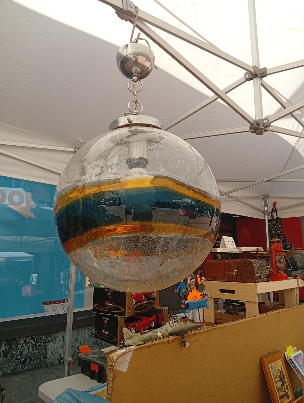 Lampadari & plafoniere: Lampada sfera vetro di Murano  – Usato da Lugano venduto da TomEle-Di-Tutto-1Po 1