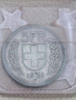 5 FR 1931 Münze Silber guter Zustand