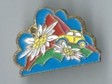 Placchette & Badge: Auto-Edelweiss-Motiv, Pin – Usato da Zürich venduto da t24_de