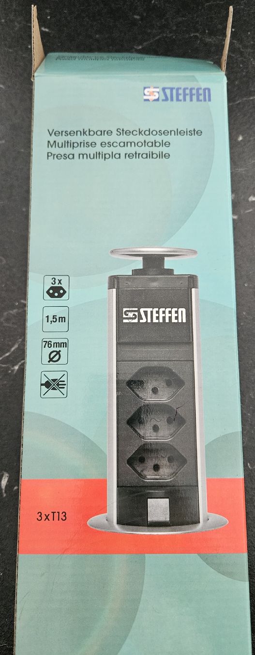 Stecker: Multiprise escamotable STEFFEN - Pratique et discrète! – Neu (gemäss Beschreibung) aus Petit-Lancy von daviderubini 3