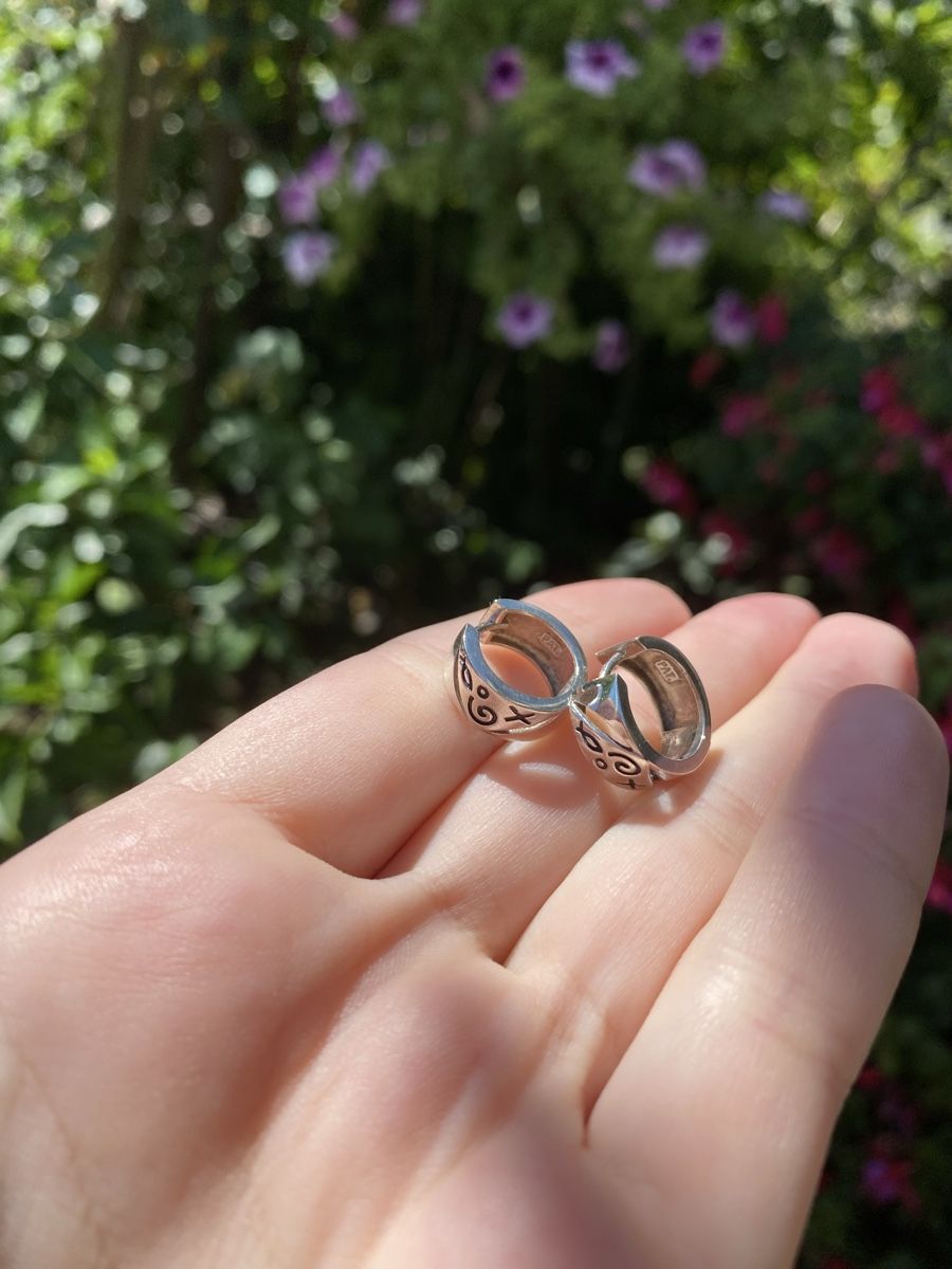 Boucles d'oreille: Echt Silber Ohrringe  – D'occasion à Hünenberg par a.u.849 1