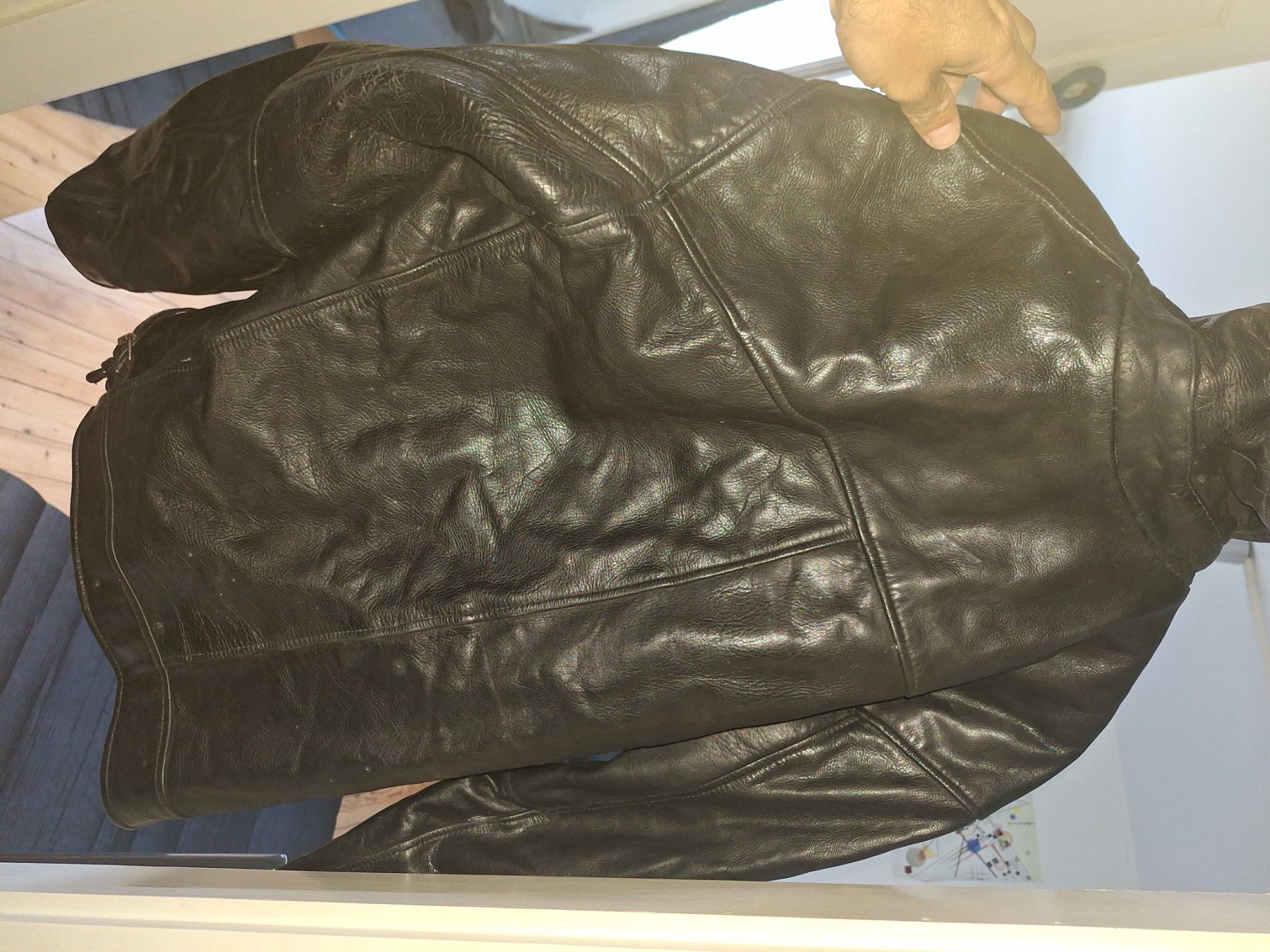Giacche: AMI Lederjacke gebraucht, retro – Usato da Zuerich venduto da Tobo84 1