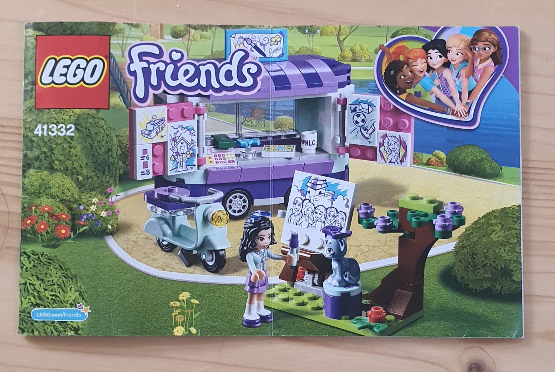 Lego Kit di costruzioni: LEGO Friends 41332: Emma's mobiler Kunststand – Usato da Studen BE venduto da Silvercity26 8