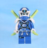LEGO Minifigur Jay - Digi Jay, Shoulder Armor with Scabbard