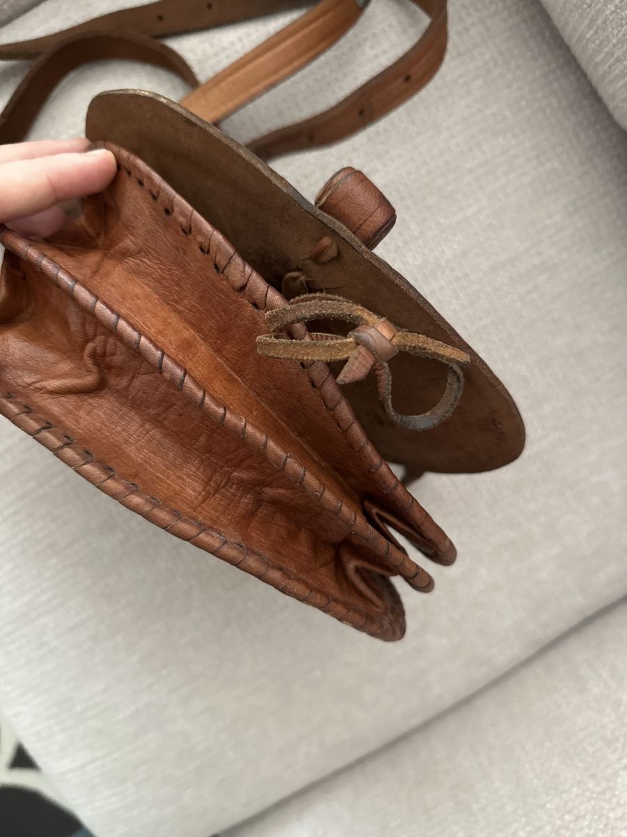 Borse da donna: Vintage echt Ledertasche mit tollem Muster - Einzigartig! – Nuovo (secondo la descrizione) da Schnottwil venduto da mic_d27v 2