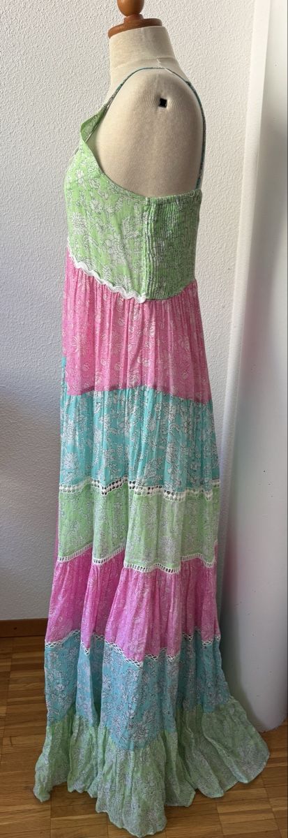 Kleider: Miss June Paris, robe longue Sandra, coton, taille unique – Neu (gemäss Beschreibung) aus Morges von sandy069 2