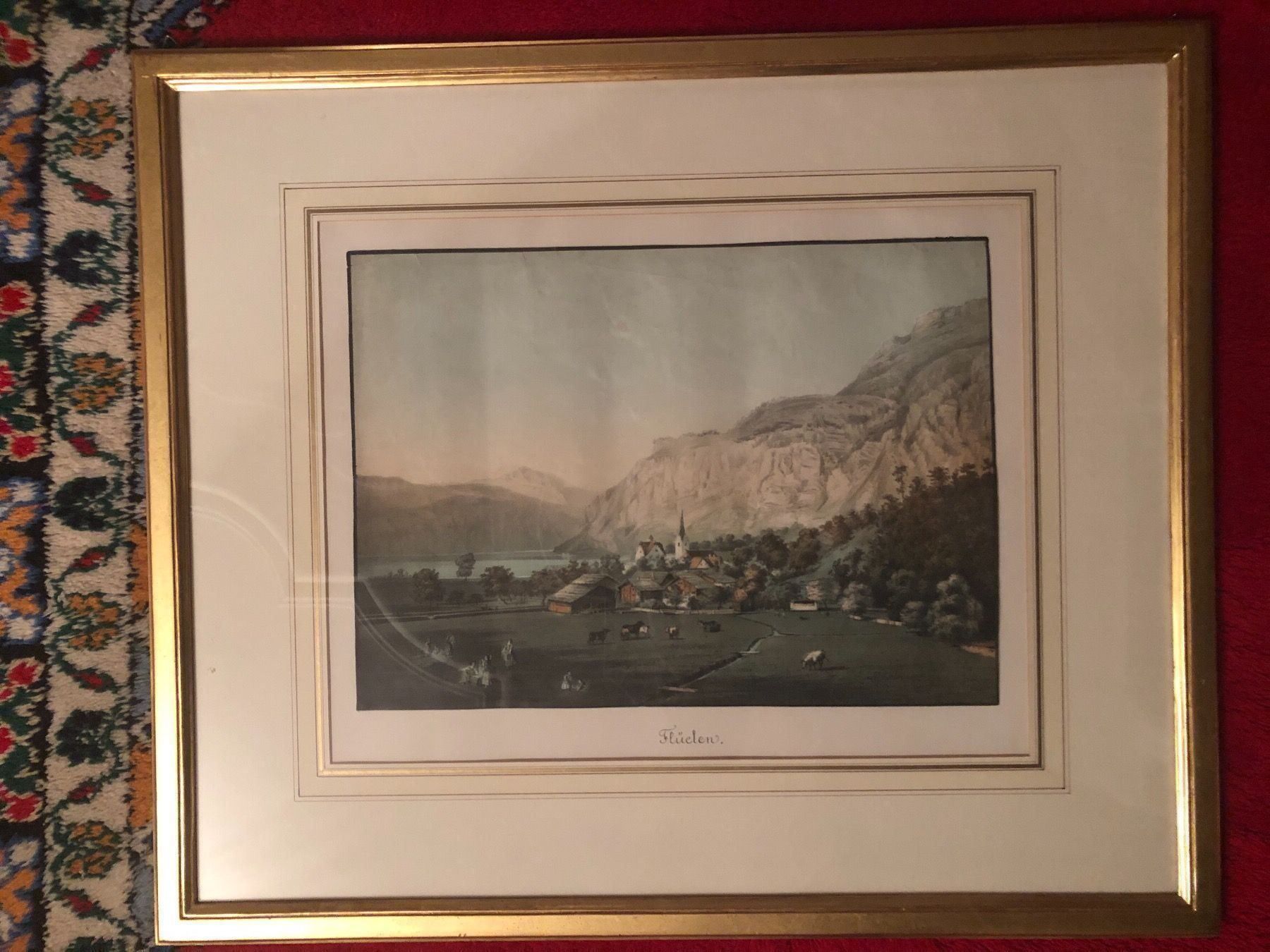 Arts picturaux & lithographies: Lithographie von EUGENE CICERI, um 1850! – D'occasion à Wald ZH par mlnt