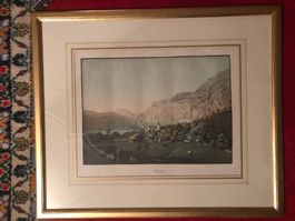 Lithographie von EUGENE CICERI, um 1850!