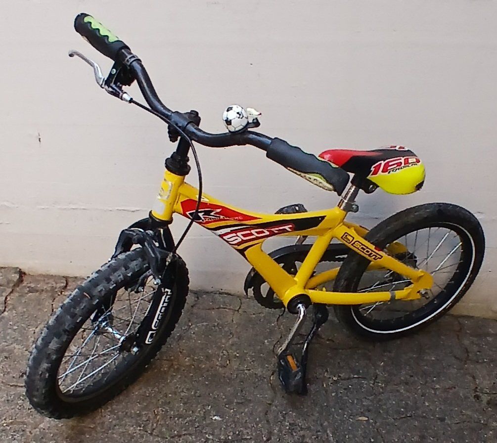 Scott Biciclette: Kinderfahrrad Scott 16 Zoll – Usato da Sissach venduto da mar_xc7r