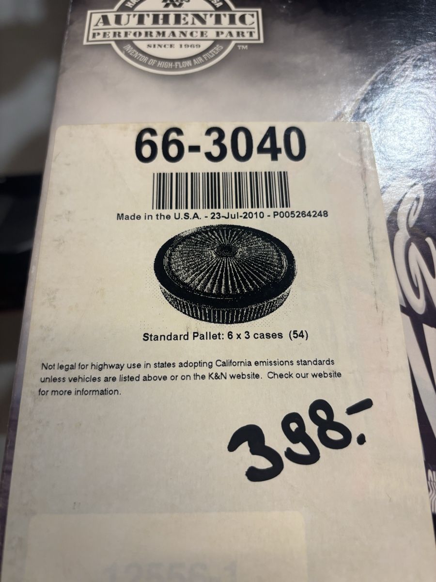 Ventilazione: K&N Luftfilter 66-3040 Performance Ersatzfilter neu – Nuovo e nell'imballaggio originale da Oberwil BL venduto da nic_pz2y 3
