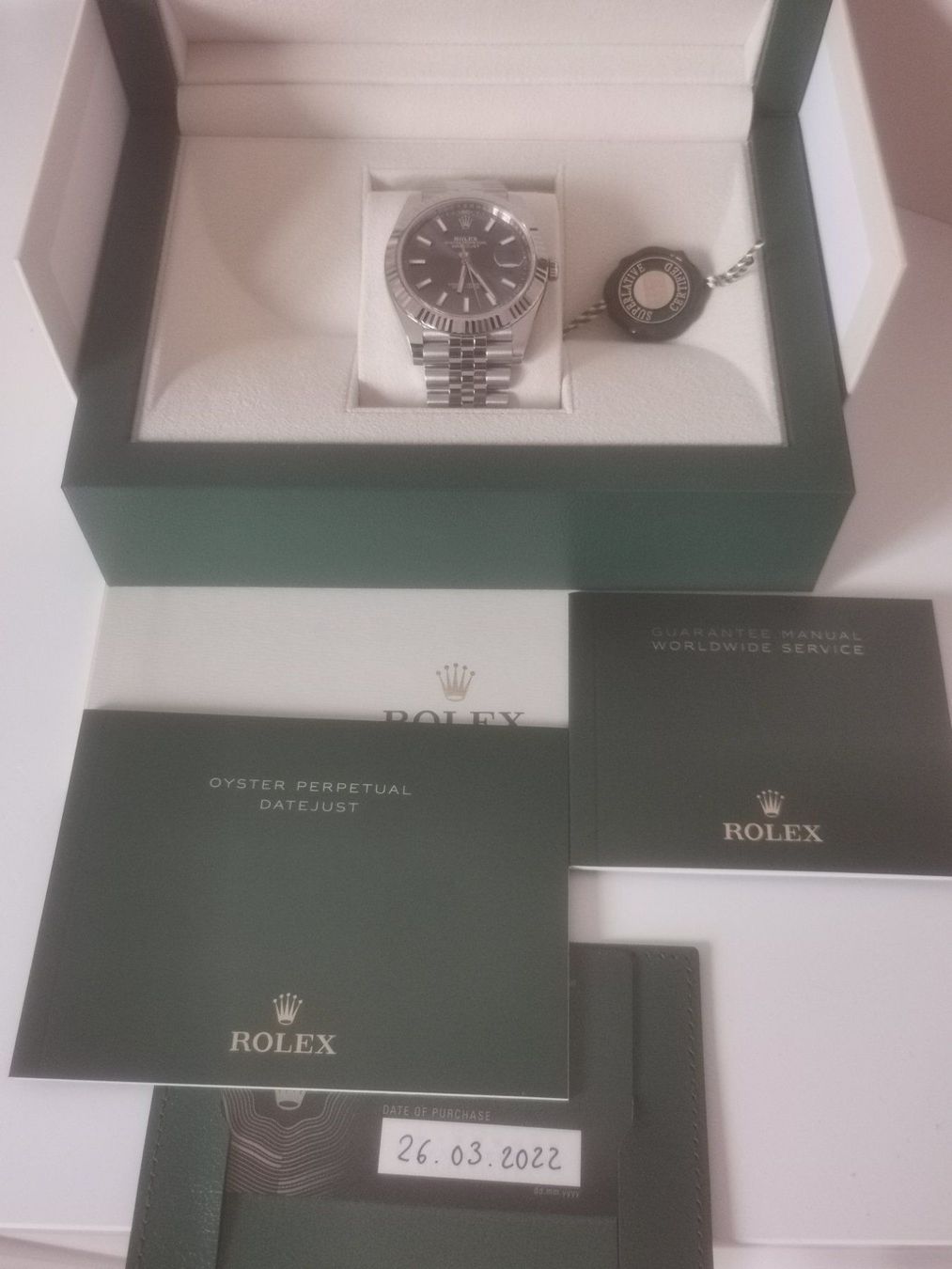 Rolex Orologi: New - Rolex Datejust 41mm ardoise – Nuovo e nell'imballaggio originale da Morges venduto da smilux106 2