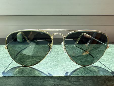 Original Sonnenbrille von Bausch & Lomb USA, Gold, G-15 Glas