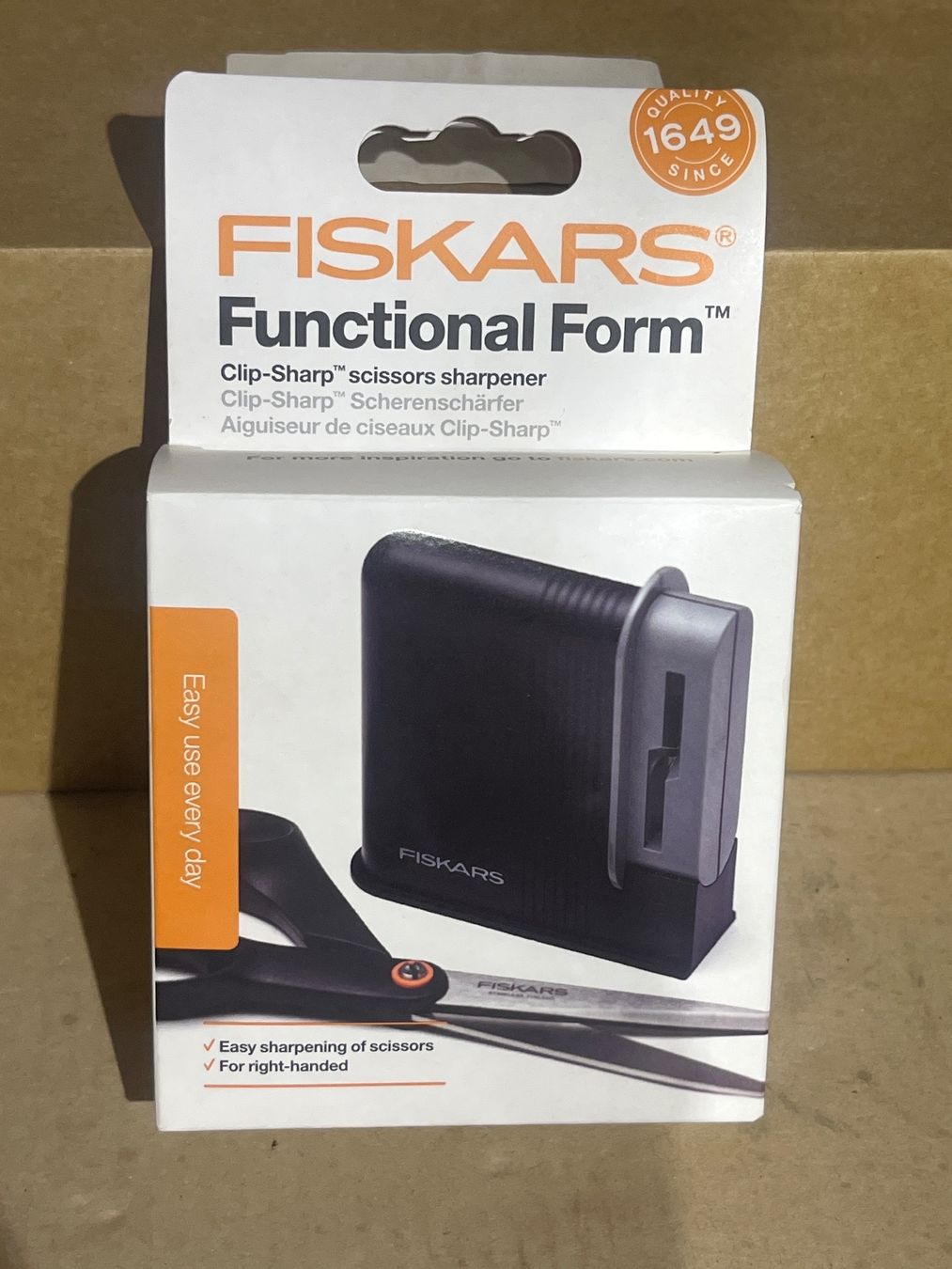 Fiskars Tutti gli attrezzi: Fiskars Clip-Sharp Scherenschärfer – Nuovo e nell'imballaggio originale da Tann venduto da Mad_less 1