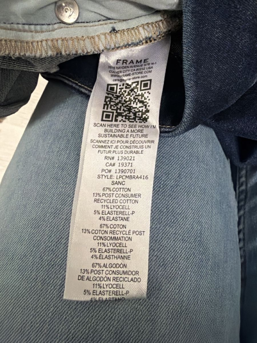 Jeans: Frame Mini Boot Jeans – Usato da Wiesendangen venduto da Jafani 4
