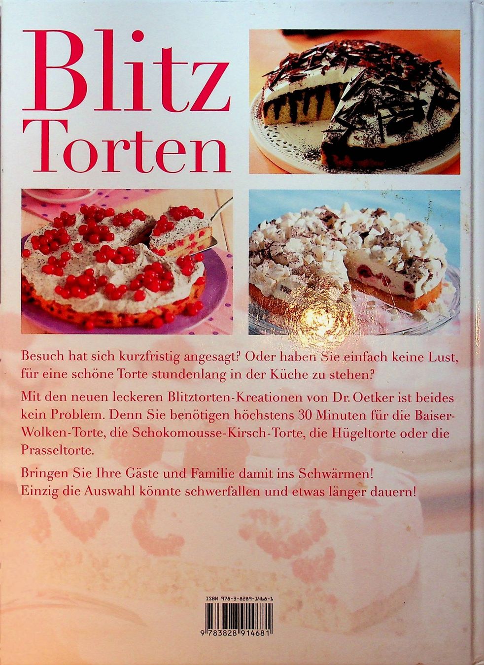 Libri: Dr. Oetker Blitz Torten /Blitztorten – Usato da Reitnau venduto da Zaomir 1
