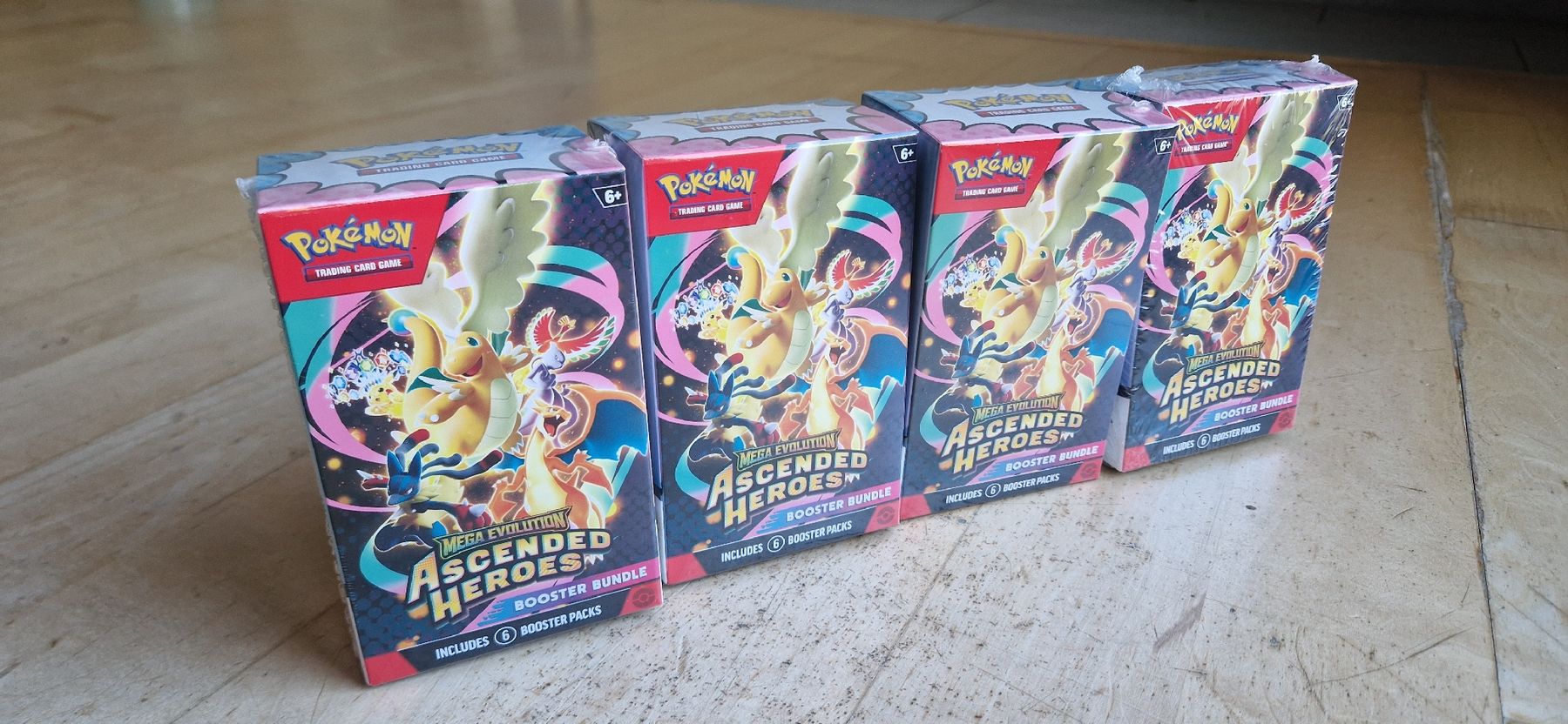 Pokémon Sammelbilder & Trading cards: 4 Pokémon Booster Bundle Ascended Heroes – Neu und originalverpackt aus Schleitheim von PokePoe