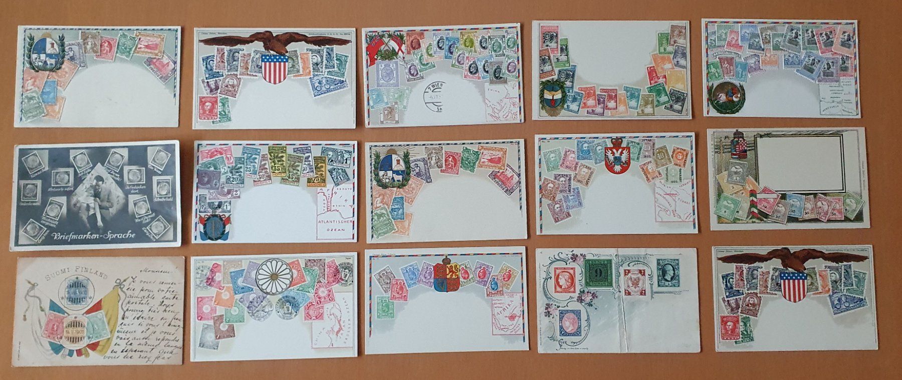 Cartoline postali: 76 Karten - Briefmarkensprache aus der ganzen Welt – Usato da Kreuzlingen venduto da Rschweiz1 4