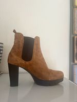 VARESE Wildleder Stiefeletten Boots camel braun 38