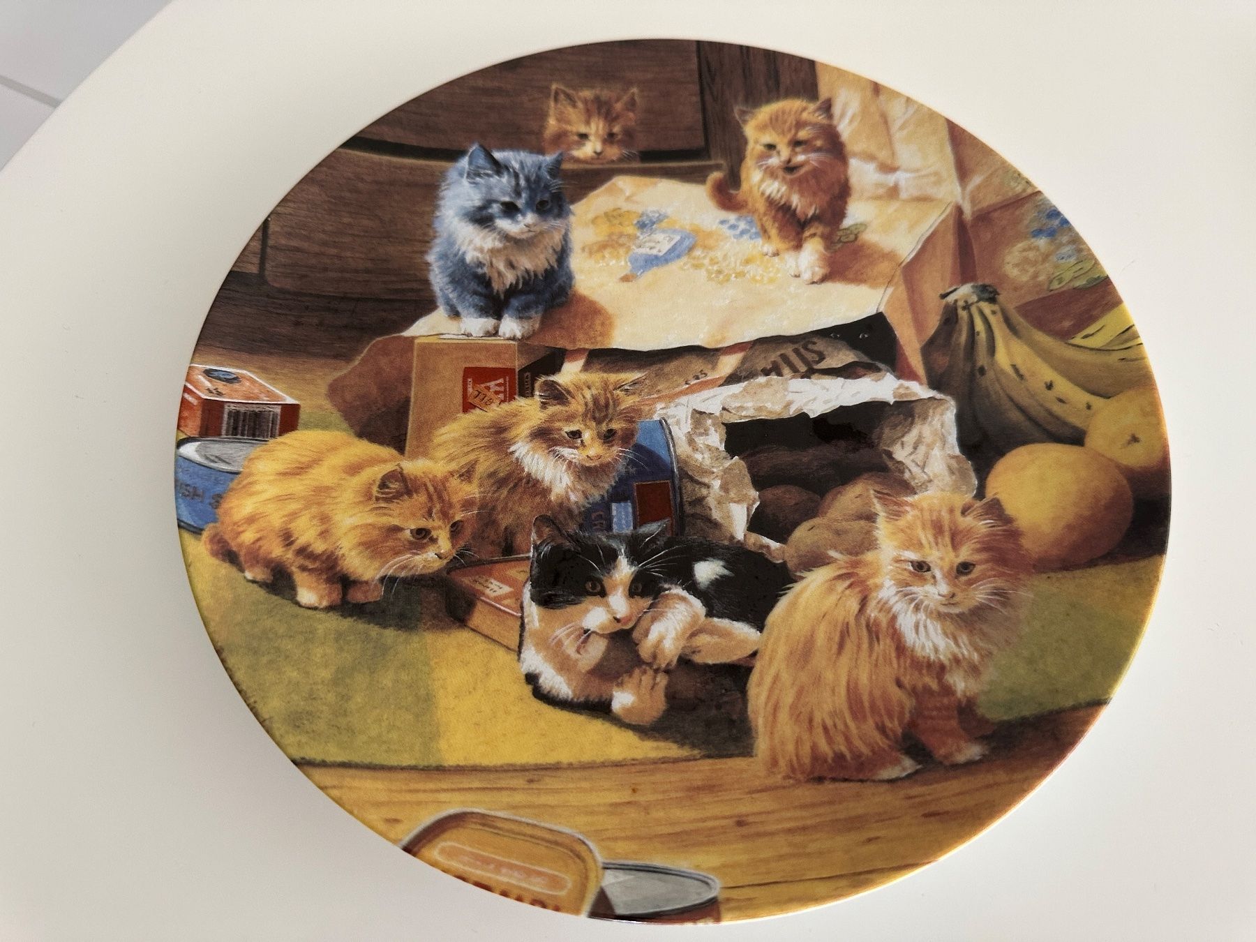 Teller: 2 Teller Wandteller Katzen Jan Berglind 👍 – Gebraucht aus Horgen von Andreas12321 3