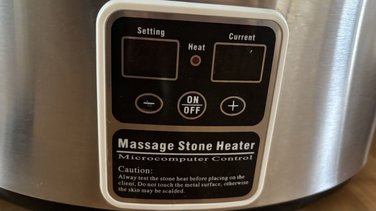 Dispositivi per massaggi: Hot-Stone-Erwärmer mit Steinen – Usato da Hinwil venduto da Salome11 3