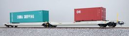 ESU 36548 Taschenwagen Sdggmrs "China Shipping & Caiu" DC