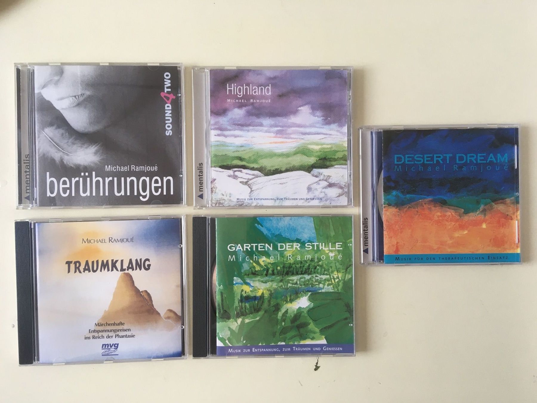 CDs: Michael Ramjoué 5 CD-Sammlung Instumental New Age – Gebraucht aus Rüti ZH von Ochello