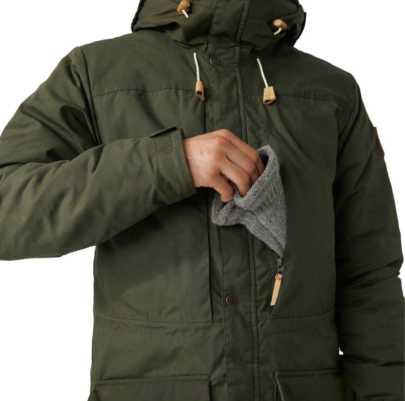 Fjällräven Jacken: Fjällräven Singi Wool Padded Parka M Deep Forest Gr.L Herren – Neu und originalverpackt aus Basel von Seifehuesli 5