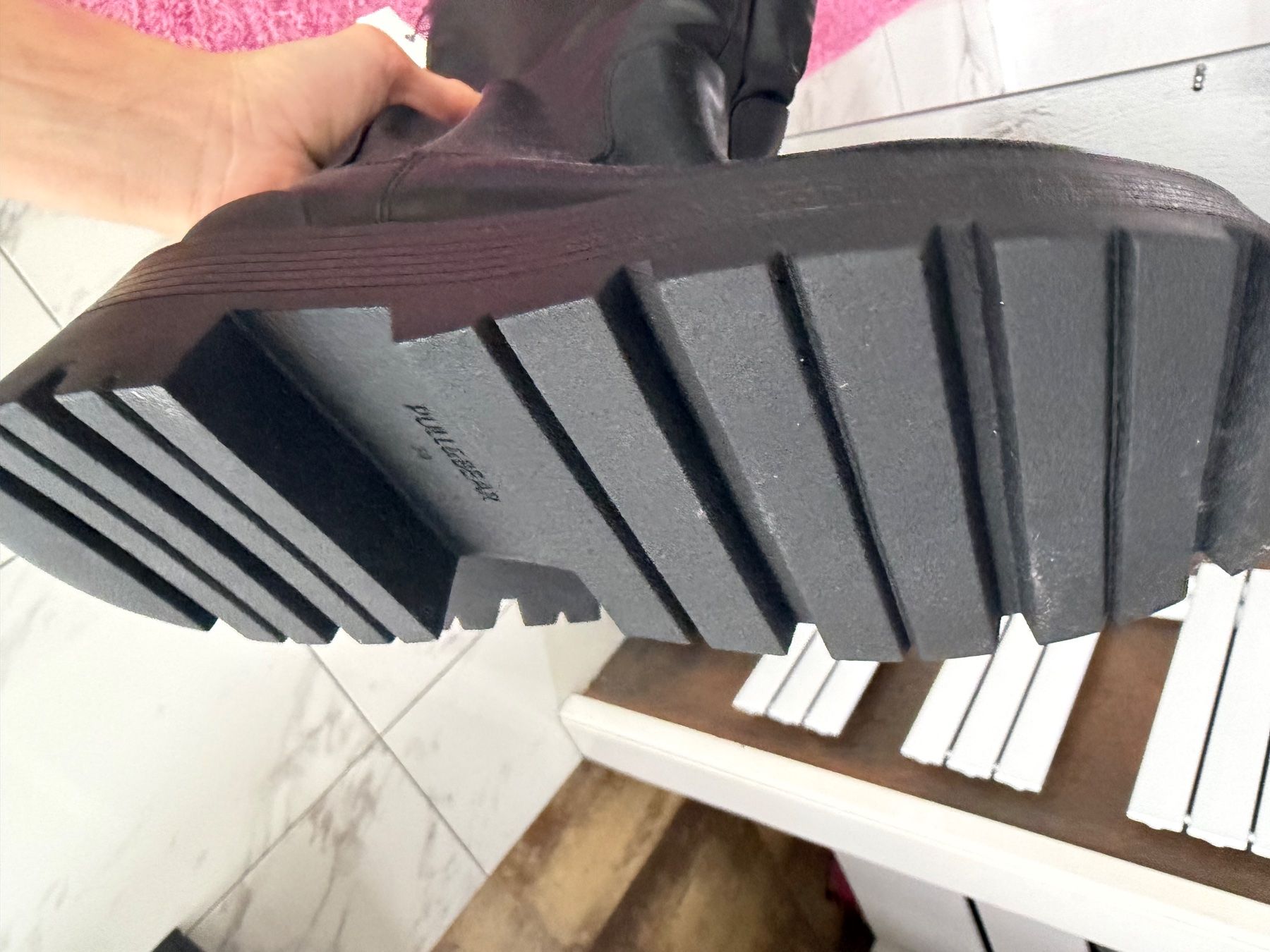 Pull&Bear Scarpe da donna: PULL & BEAR SCHWARZE PLATEAU-STIEFEL GR 39 – Nuovo (secondo la descrizione) da Arch venduto da ellaisa84 5