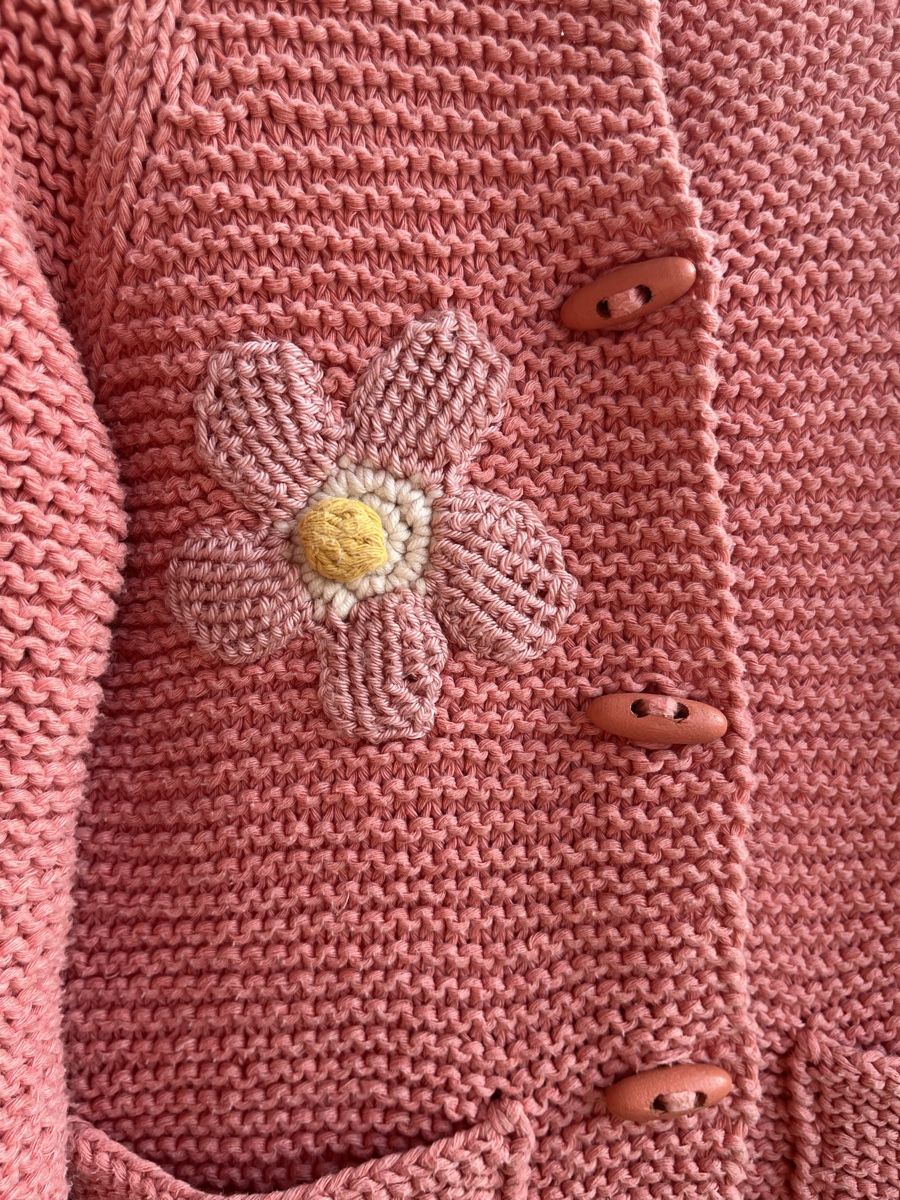 Maglioni & Felpe: Strickjacke mit Blume, Grösse 86-92! – Usato da Oberengstringen venduto da Baby_Fashion 3