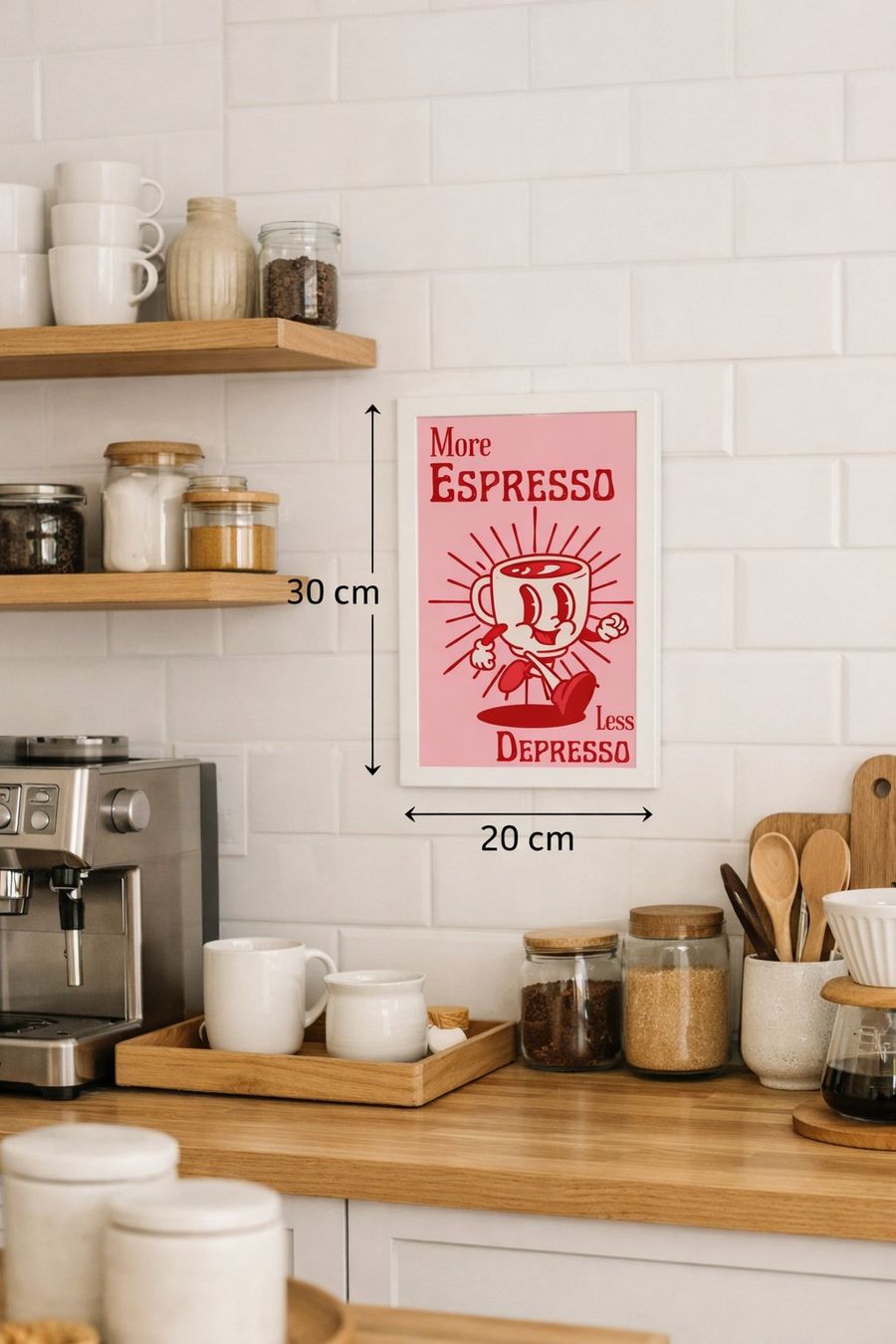 Poster & Bilder: Poster affiche Impression More Espresso Vintage rétro déco – Neu und originalverpackt aus Meyrin von Nostalgica 1