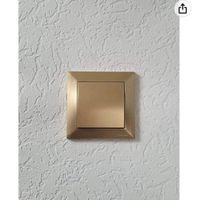 2x interrupteurs / boutons lampe dorés design Mutlusan DE
