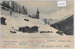 Monstein - Neue Kirche im Winter
