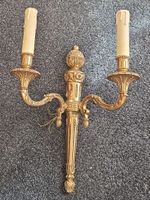 Elegante Wandleuchte Bronze 2-flammig 
