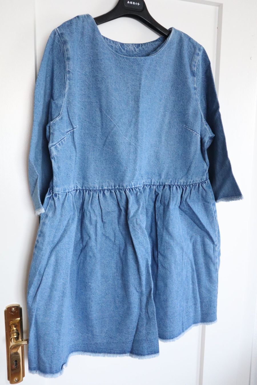 Vestiti: Kleid / Jeans Kleid, Gr. 44 / L, blau – Usato da Wattwil venduto da diamant1