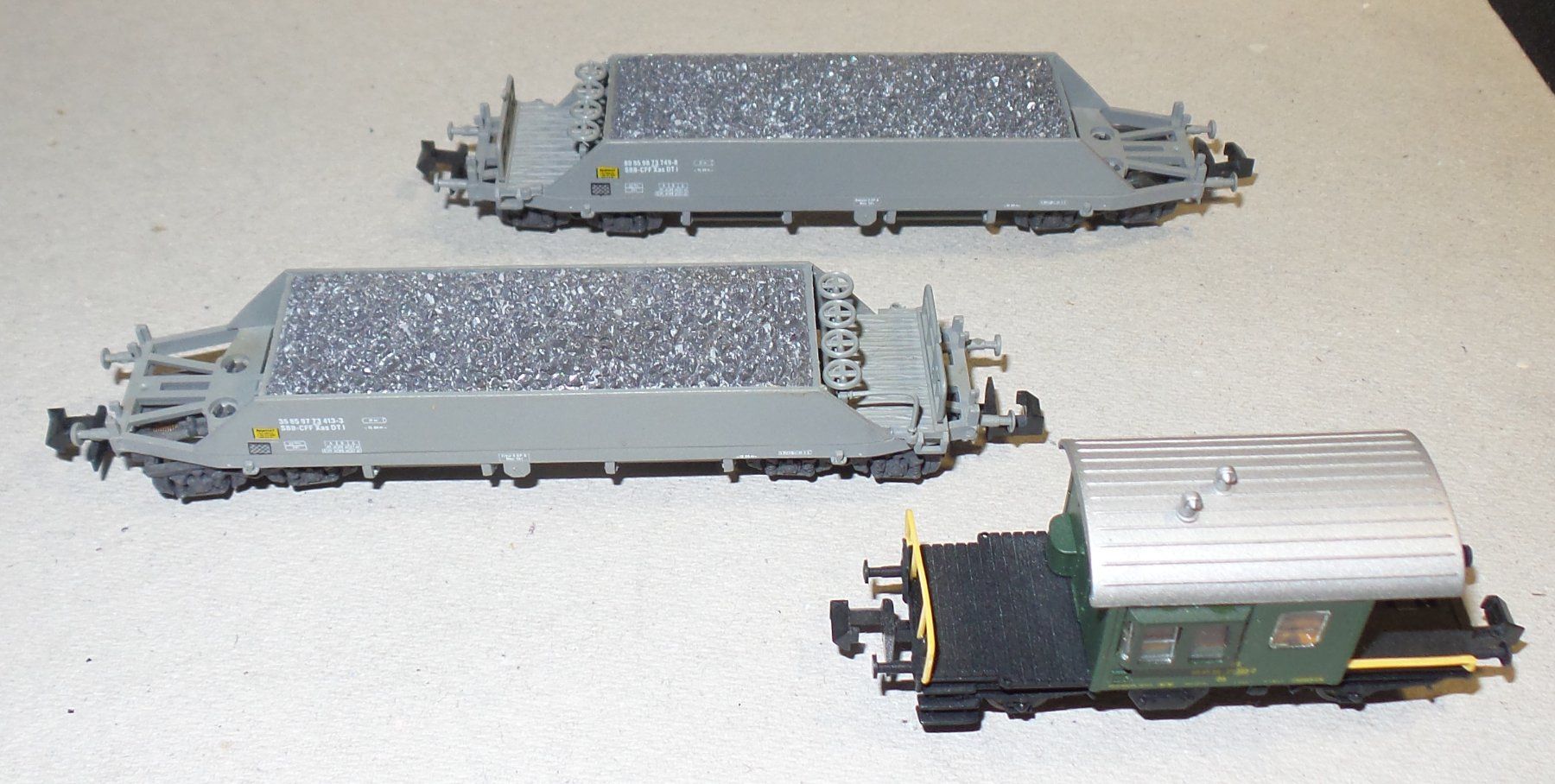 Hobbytrain Modelleisenbahnen: Lot 3 wagons Hobbytrain N – Gebraucht aus Bulle von Rockandtoys 2
