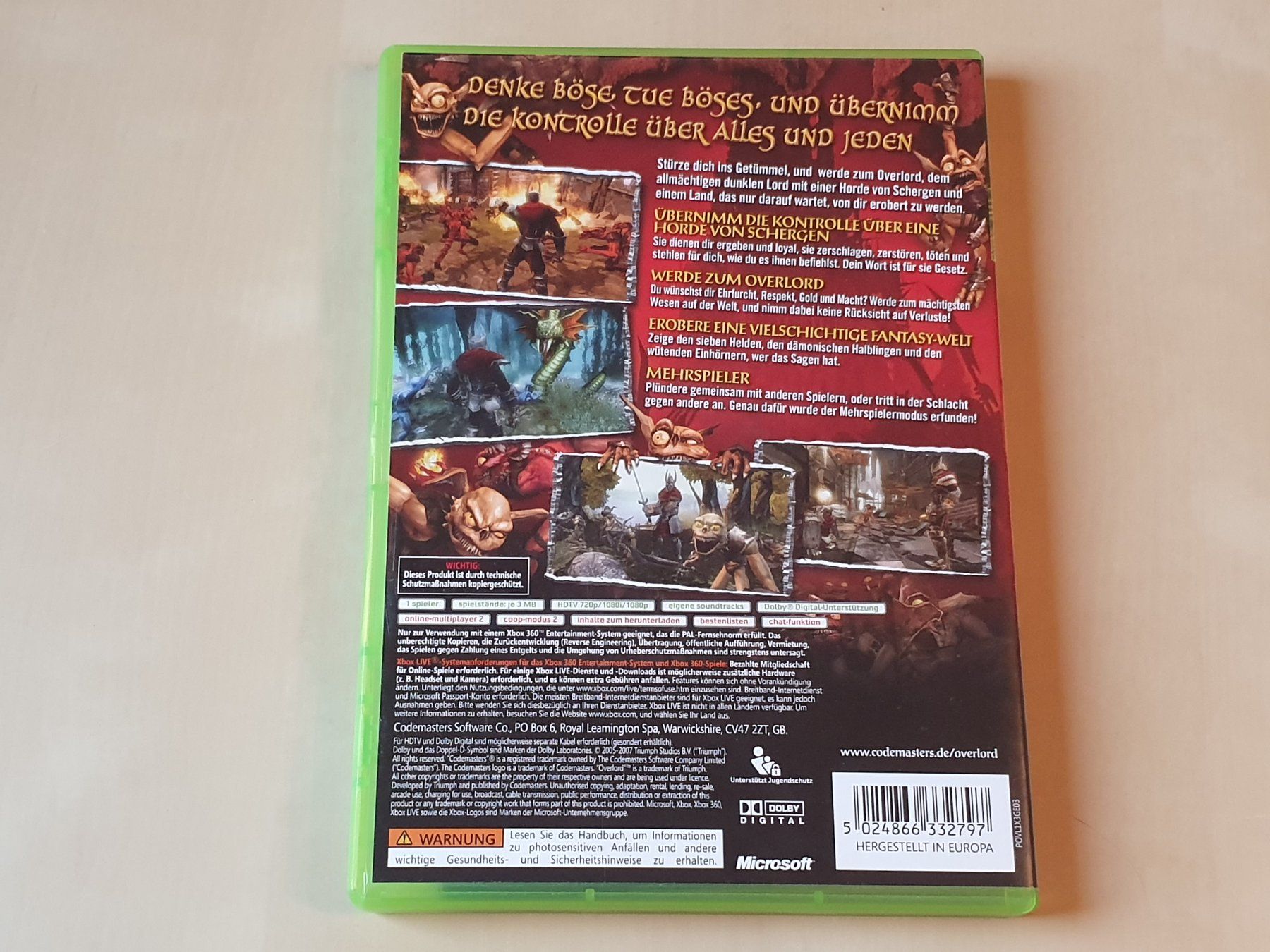 Microsoft Giochi: Overlord – Usato da Stansstad venduto da collectorsshop 1